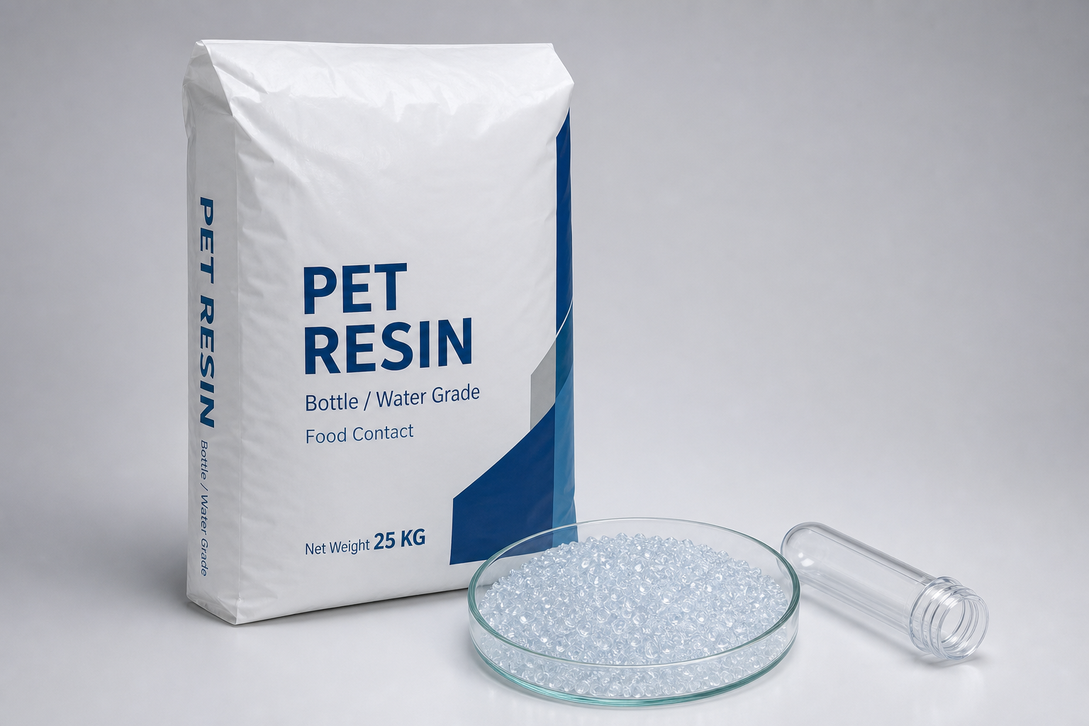 PET resins for still water and juice