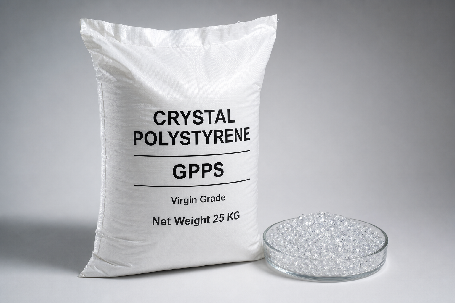 Crystal polystyrene